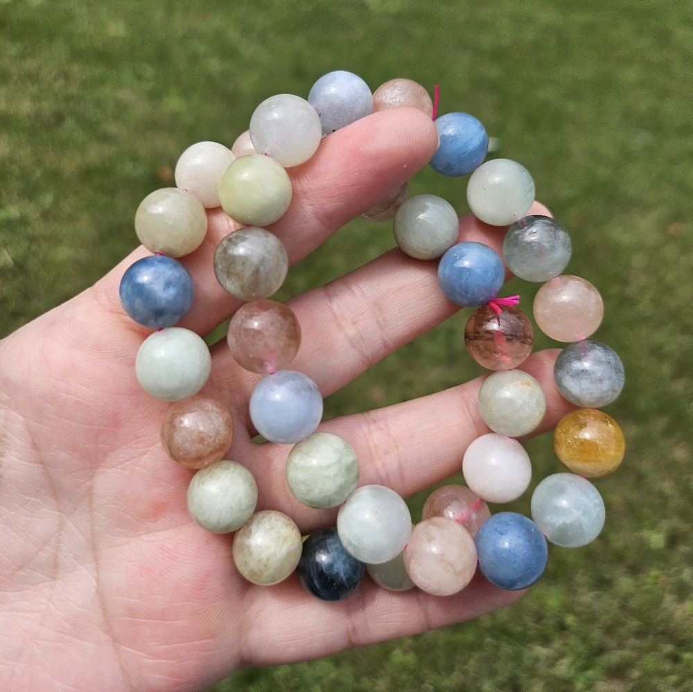 11mm Morganite bracelet